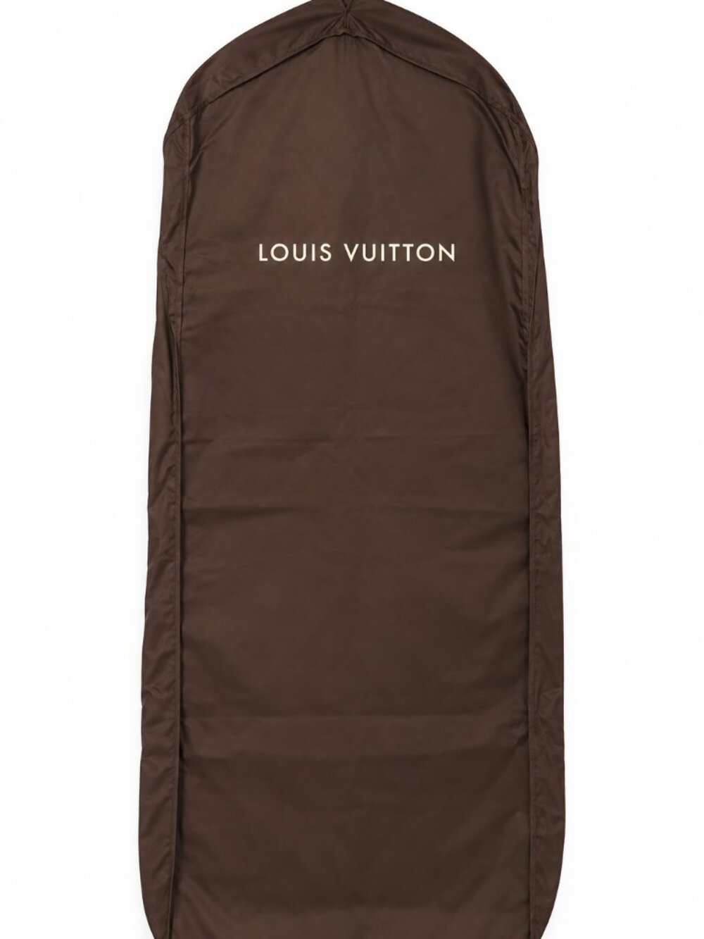 Louis Vuitton Brown Travel Garment Bag Suit Dress Clothing Cover 25" x 57"